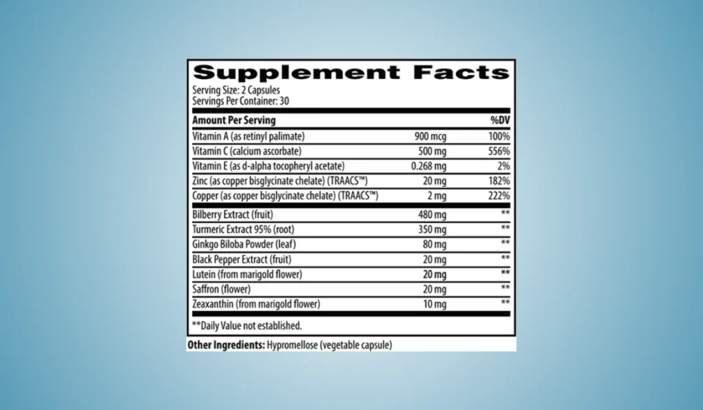 IGenics Ingredients