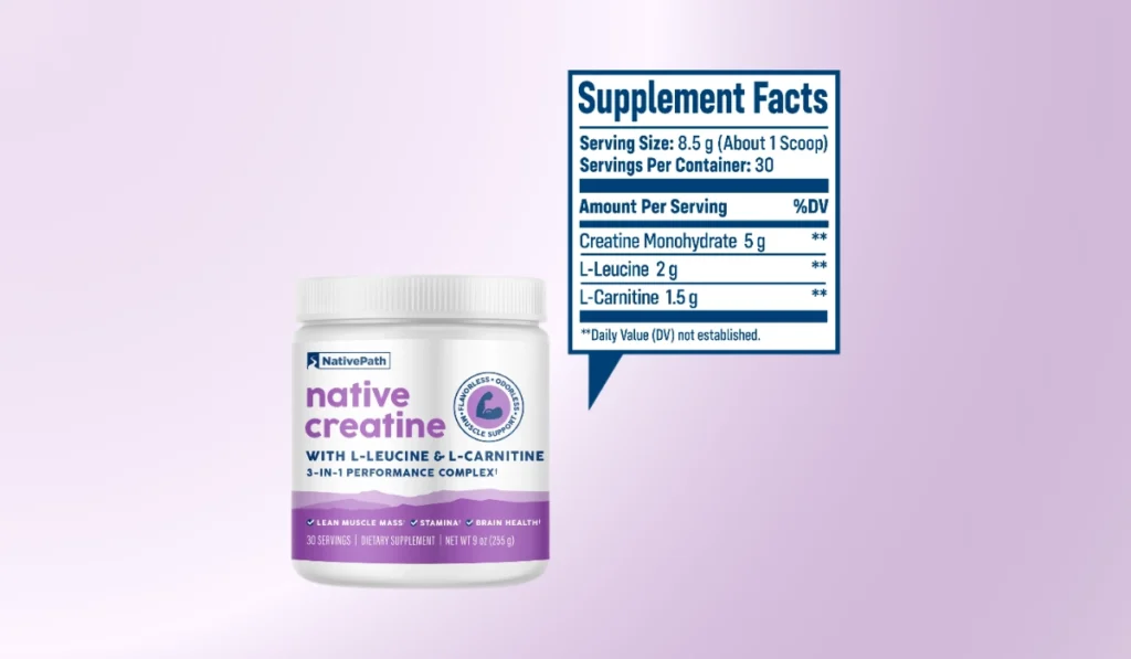 Native Path Creatine Ingredients