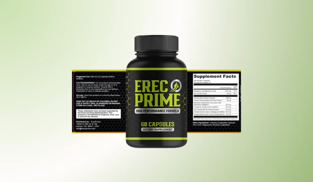 ErecPrime Ingredients